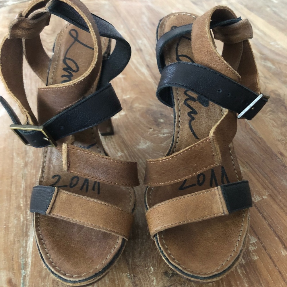 LANVIN strappy leather heels